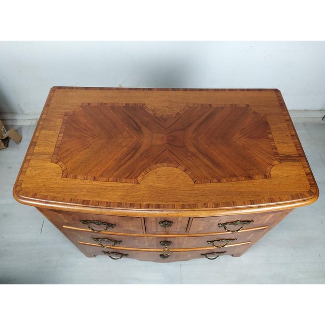 Vintage Commode in Marquetry, 1950s For Sale - Image 13 of 18