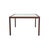 This Knoll walnut and laminate side table showcases the refined simplicity of mid‑century modern design. Crafted with a...