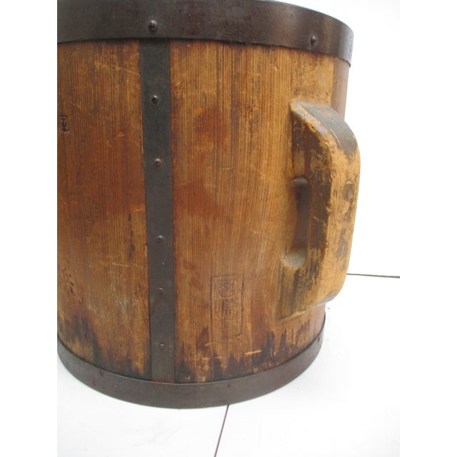 Antique Japanese Rice Measure Itomasu Circa 1900 For Sale - Image 10 of 14