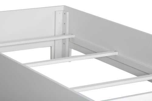 Honeycomb Bed Twin Extra Long - White Bedframes