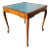 Antique Circa 1900 the Beauville Collection by B. Altman Co. Louis XV Style Walnut Writing Table With Blue Leather Top For Sale