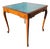 The Beauville Collection by B. Altman Co. Louis XV Style Walnut Writing Table With Blue Leather Top, Circa 1900 For Sale