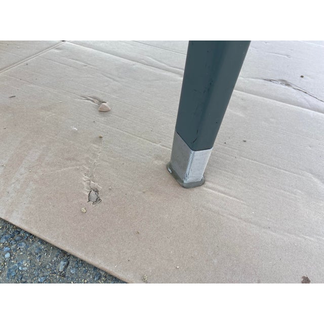 1950s Raymond Loewy Metal MCM for the General Fireproofing Company Tanker Desk Table For Sale - Image 10 of 18