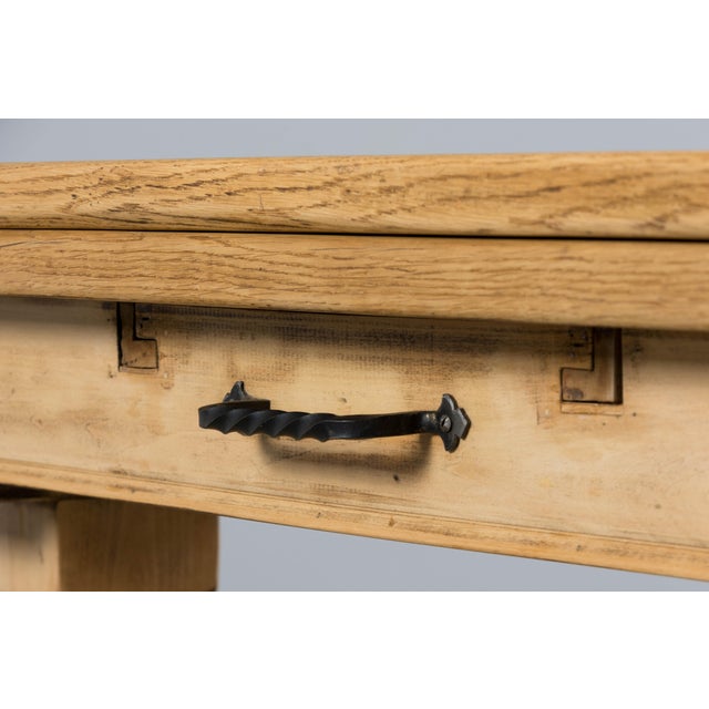 Country French Louis XIII Style Bleached Mixed Wood Folding Table For Sale In New York - Image 6 of 18