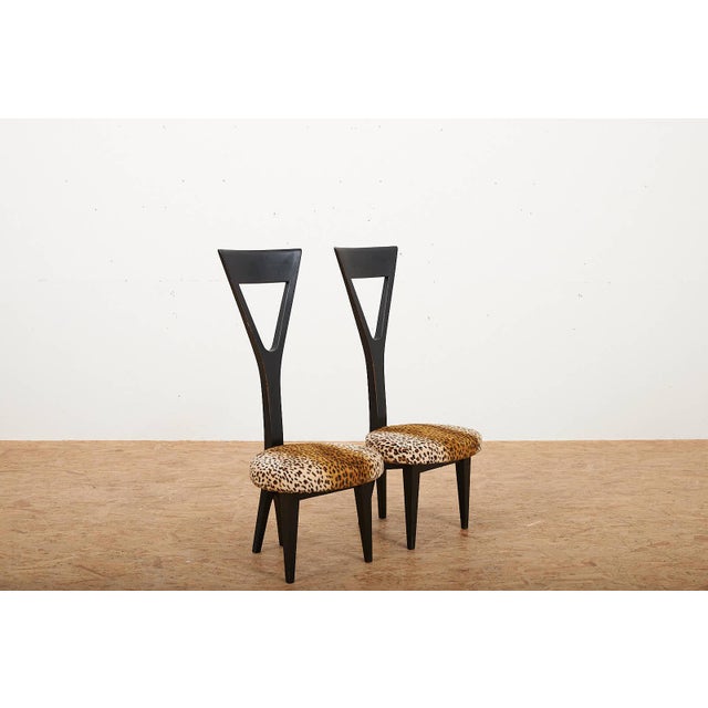 Wood Fireplace Chairs in Wood by Felix Stöckli, 1950, Set of 2 For Sale - Image 7 of 11
