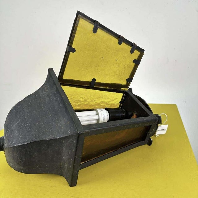 Wood Vintage Outdoor Lantern For Sale - Image 7 of 11