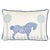 Mid-Century Modern Schumacher Polka Dot Pony Pillow 18" x 12" in Blue For Sale - Image 3 of 3