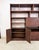 Mid-Century Modern Vintage Walnut MCM Wall Unit Desk Storage Cabinet Mid Century Modern W/ Drawers For Sale - Image 3 of 15