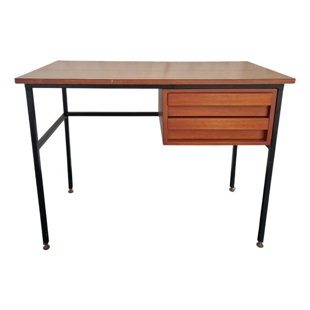 Mid-Century Teak and Formica Desk, 1960s For Sale