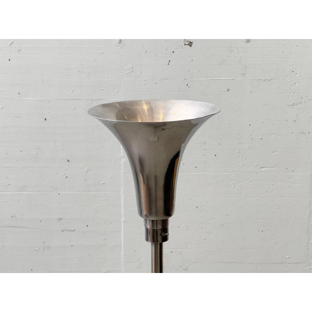 Art Deco Floor Lamp in Chrome-Plated Metal, 1930s For Sale - Image 10 of 18