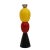 Silver/Red/Black Totem by Alessandro Mendini, Italy, 1970s, in Good conditions. Designed 1970 to 1979 This piece has an...