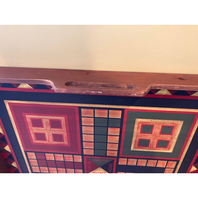 Maitland-Smith Style Decorative Game Board Tray For Sale - Image 4 of 8