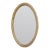 Italian Oval Rope-Wrapped Mirror, 1970s For Sale