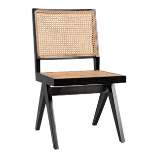 NOIR Jude Side Chair, Charcoal Black For Sale