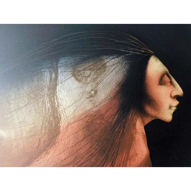 Frank Howell "Phoenix Rising State Ii" Hand Signed 1983 Unframed For Sale - Image 4 of 7