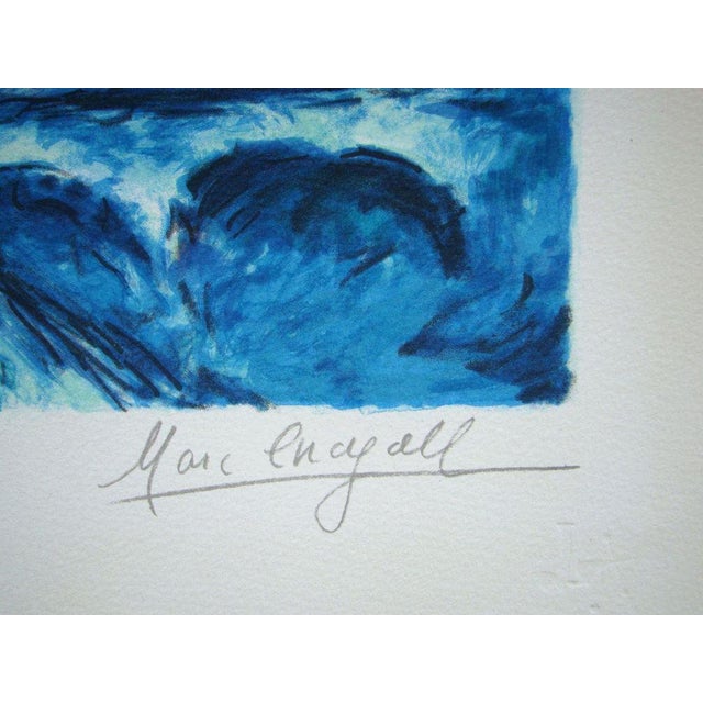 After Marc Chagall, Lovers Over Paris, 1985, Limited Edition Lithograph For Sale - Image 8 of 18