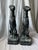 Hollywood Regency Vintage Whippet Dog Statues a Pair For Sale - Image 3 of 11