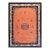 1880s Orange Salmon Medallion Antique Chinese Peking Carpet 11' X 15'6'' Handknotted Wool Rug For Sale