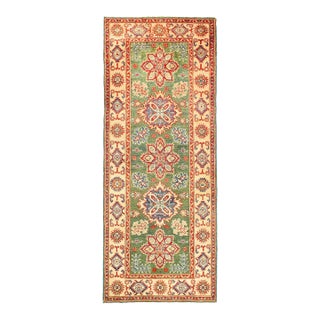 Pasargad DC Fine Hand Knotted Kazak Runner Rug For Sale