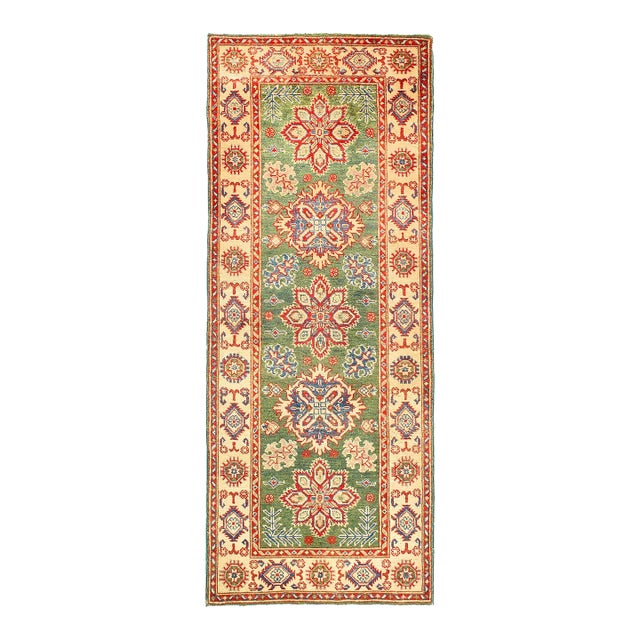 Pasargad DC Fine Hand Knotted Kazak Runner Rug For Sale
