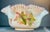 Art Nouveau Early 20th Century Hand Painted Art Glass Brides Bowl For Sale - Image 3 of 9