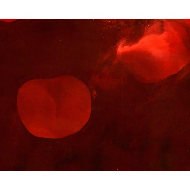 "True Selves" Red Abstract by Sharon Weiner For Sale - Image 4 of 9