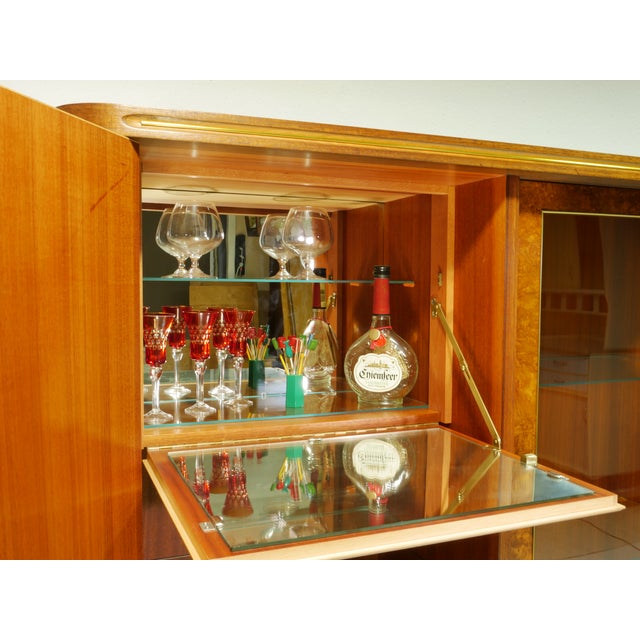 Mid-Century Highboard with Bar, 1950s For Sale - Image 9 of 18
