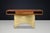 Italian Walnut Console with Brass Base, 1950s For Sale - Image 3 of 18
