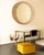Gray Large Oval Steel Wall Mirror, 1970 For Sale - Image 8 of 9