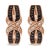 Unveil elegance with these mesmeric 10K rose gold J-Hoop earrings, crafted to perfection with a sophisticated criss-cross...