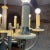 Chrome 1940s Art Deco Chandelier, Eight Arm, Bakelite & Chrome, 34x31 Inches For Sale - Image 8 of 11
