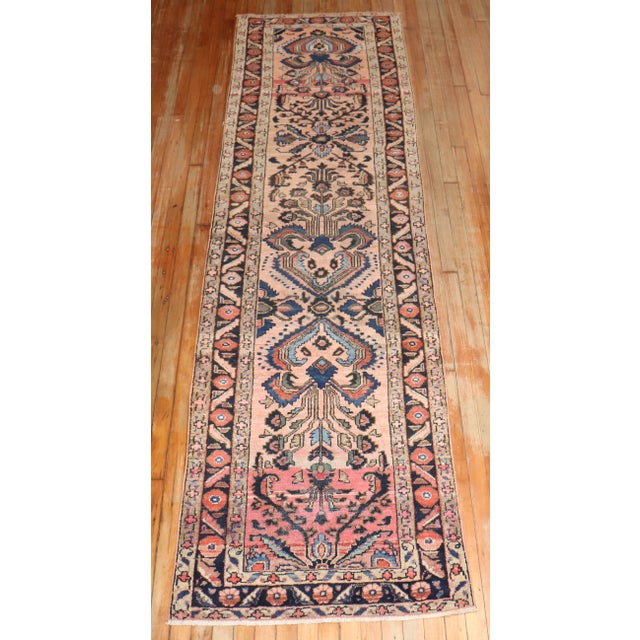 An early 20th-century traditional Persian Lilihan runner. Measures: 2'9'' x 9'10”. .