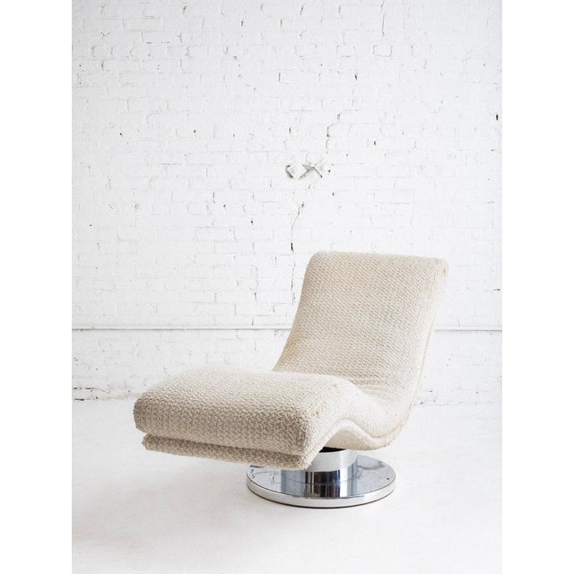 Mid-Century Modern Milo Baughman for Thayer Coggin Serpentine Chaise For Sale - Image 3 of 9