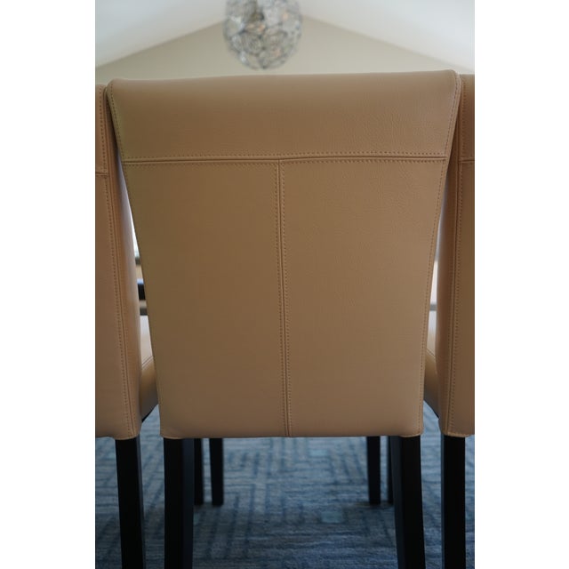 2020s Classic Leather Dining Chair For Sale - Image 5 of 6