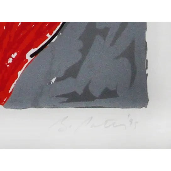 A Bruce Porter, American (1948 - ) serigraph that is titled "Bayard Series #2" from 1999. It is signed and numbered 100 in...