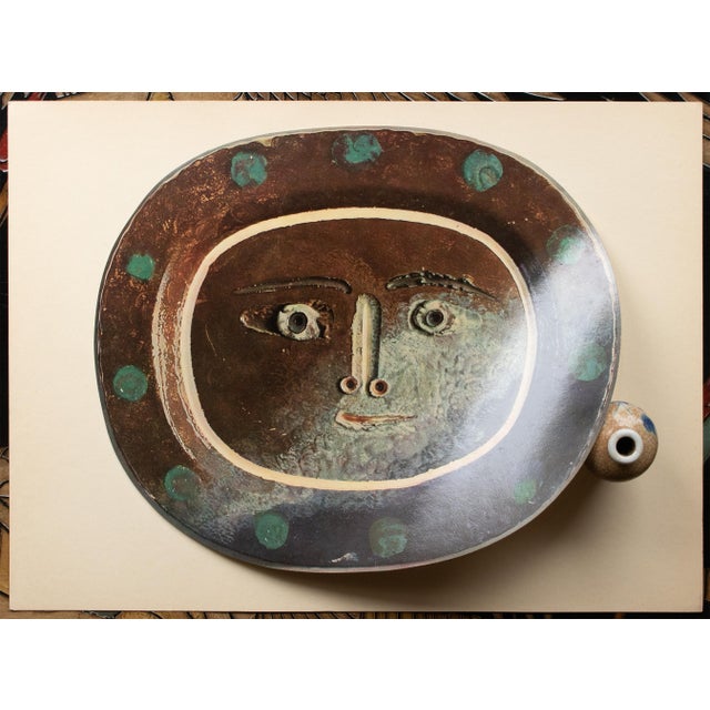 1950s 1950 Set of 8 Vintage Prints of Picasso's Ceramic Platters From Switzerland For Sale - Image 5 of 18