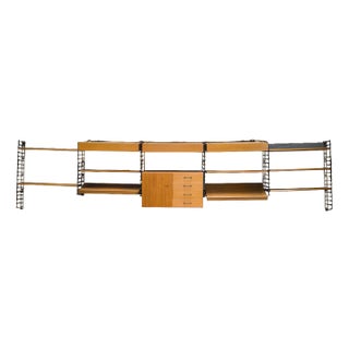 Teak Shelf System from Musterring International, 1960s, Set of 19 For Sale