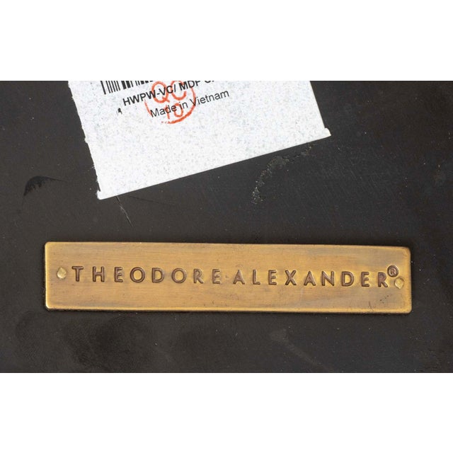 Glass Theodore Alexander Mirrored Side Tables, Pair For Sale - Image 7 of 7