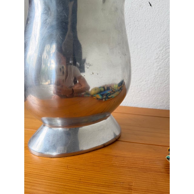 Vintage Vase in Aluminum, 1970s For Sale - Image 13 of 17