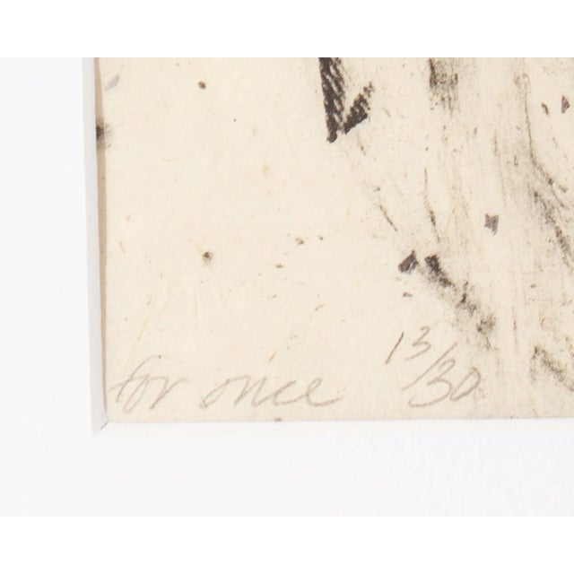 1991 “For Once” Lithograph by Steven Sorman For Sale - Image 4 of 8