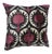 Contemporary Silk Velvet Ikat Pillow Cover For Sale