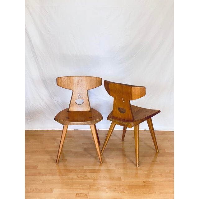 Mid 20th Century Vintage Dining Chairs by Jacob Kielland-Brandt for I. Christiansen, 1960s, Set of 2 For Sale - Image 5 of 18