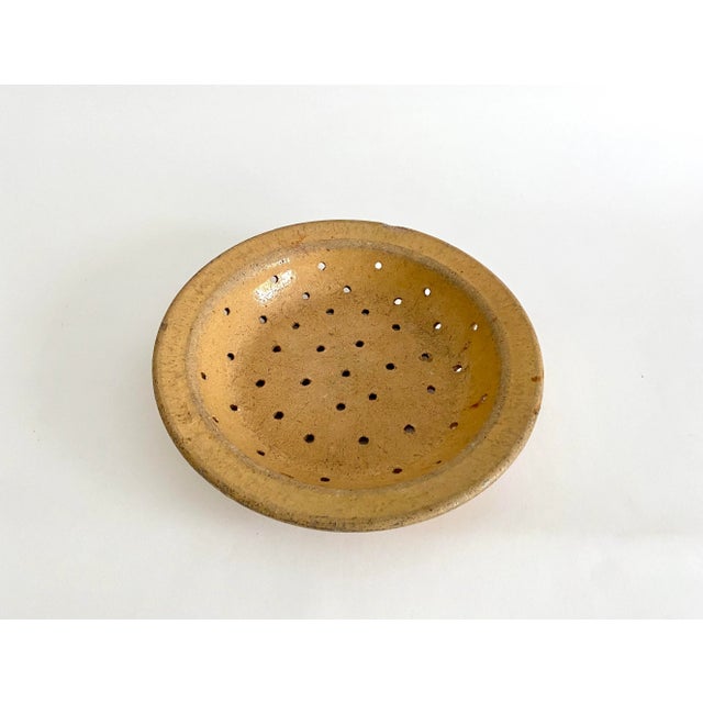Antique French Terracotta Fruit Strainer For Sale In Los Angeles - Image 6 of 8