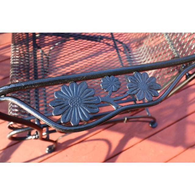 Midcentury Russell Woodard Briarwood Wrought-Iron Patio Dining Set, 7 Pieces, Attributed For Sale - Image 15 of 15