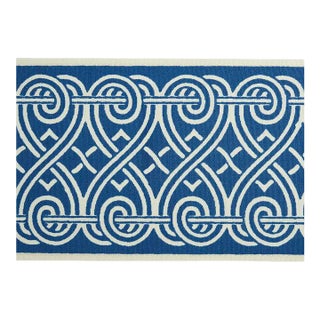 Schumacher X Jill Lasersohn Suzette Tape in Navy For Sale