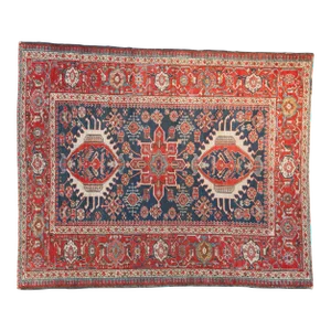 Antique Fine Karaja Square Rug - 4'9" X 5'8"