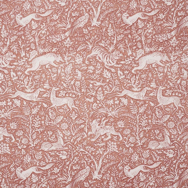 Sample - Schumacher Khan'S Park Fabric In Mediterranean Spice For Sale