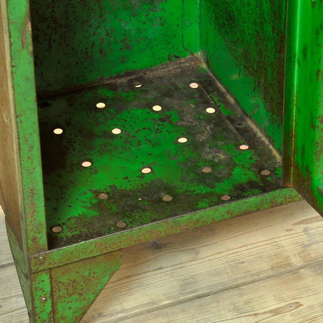 Industrial Iron Locker, France, 1950s For Sale - Image 6 of 15
