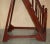 Tall Antique Georgian Style Mahogany Library Steps With Gallery Rail - 5'7" For Sale - Image 13 of 18