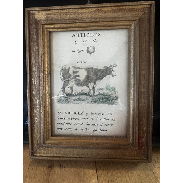 Early 19th Century Set of Eight 19th Century Paths of Learning Miniature Framed Prints For Sale - Image 5 of 9